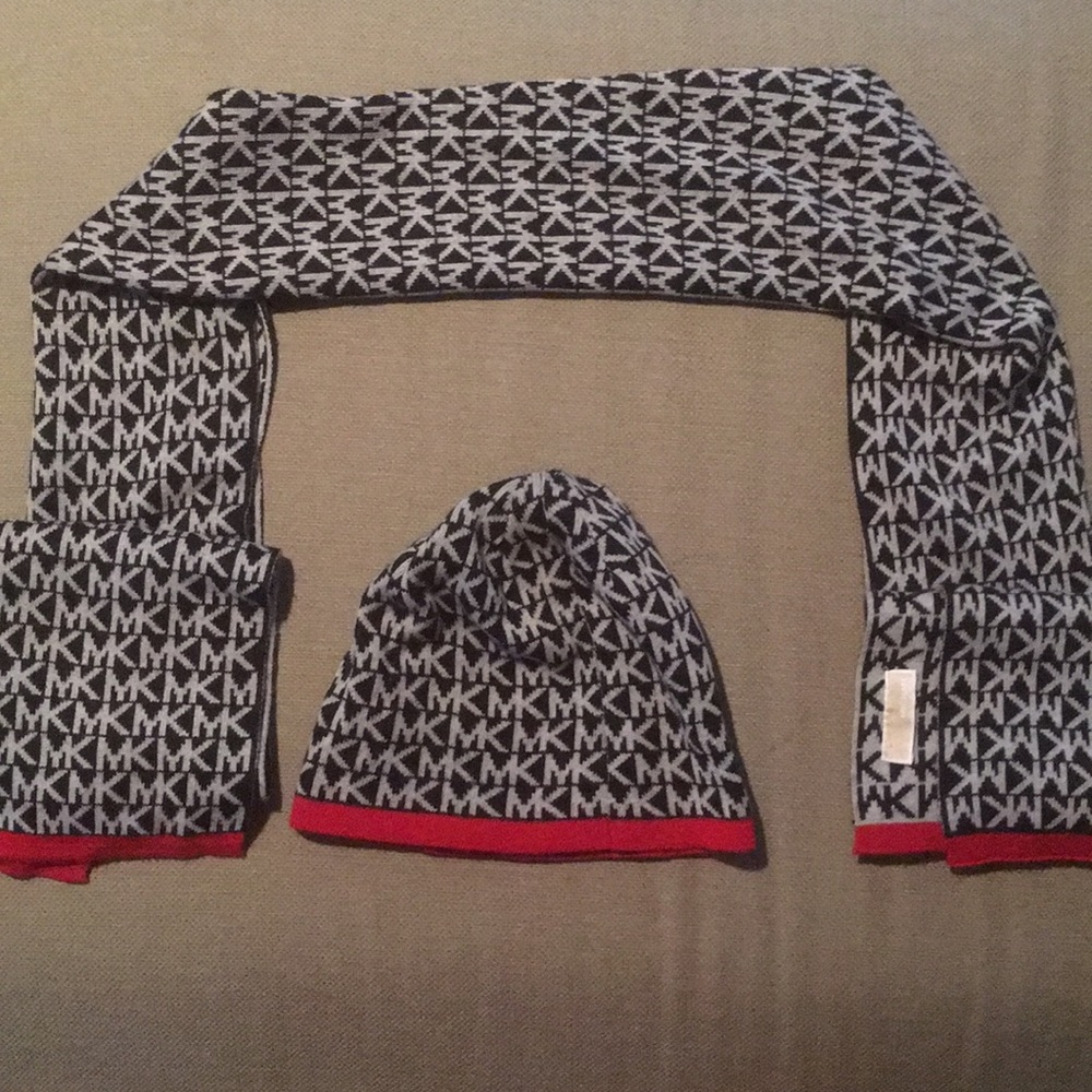 Michael Kors Scarf and beanie set